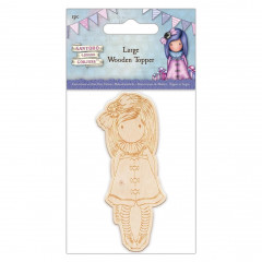 Gorjuss Birthday Large Wooden Topper